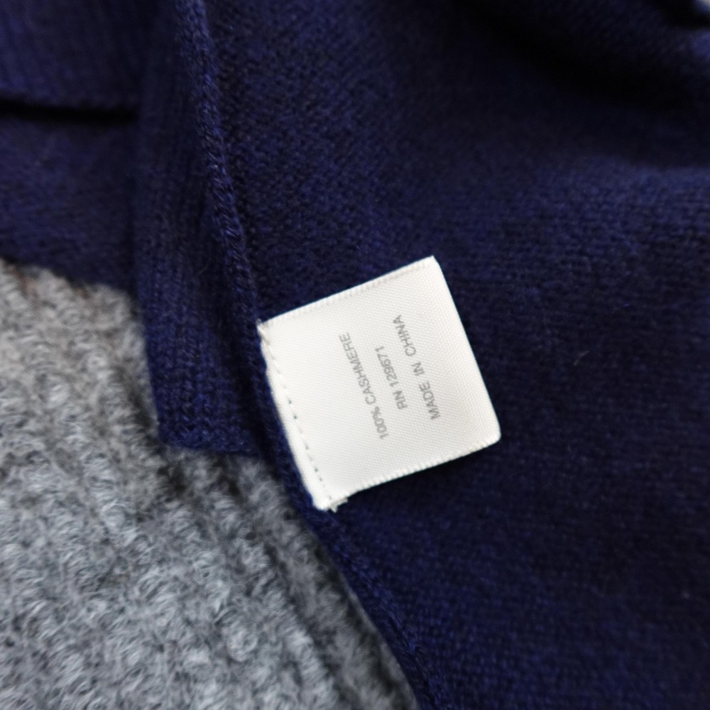 NAKEDCASHMERE Scarf Womens One Size Blue 100% Cashmere Knit Wrap Neck Warmer - Picture 5 of 6